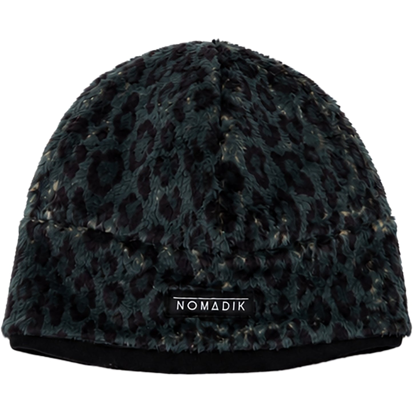 Nomadik Boa Fleece Beanie Black Leopard 2027