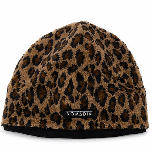 Nomadik Boa Fleece Beanie Camel Leopard 2027